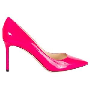 Jimmy Choo pumps. Hot pink. Good condition.